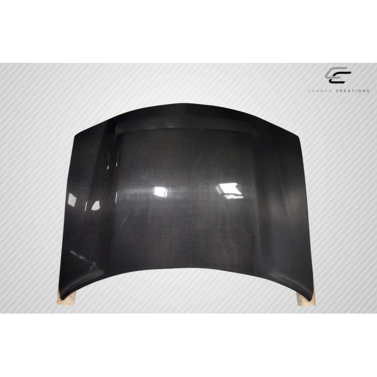 Modify your Dodge Charger 2006 with our Exterior/Hoods - Part is viewed from a top-down angle