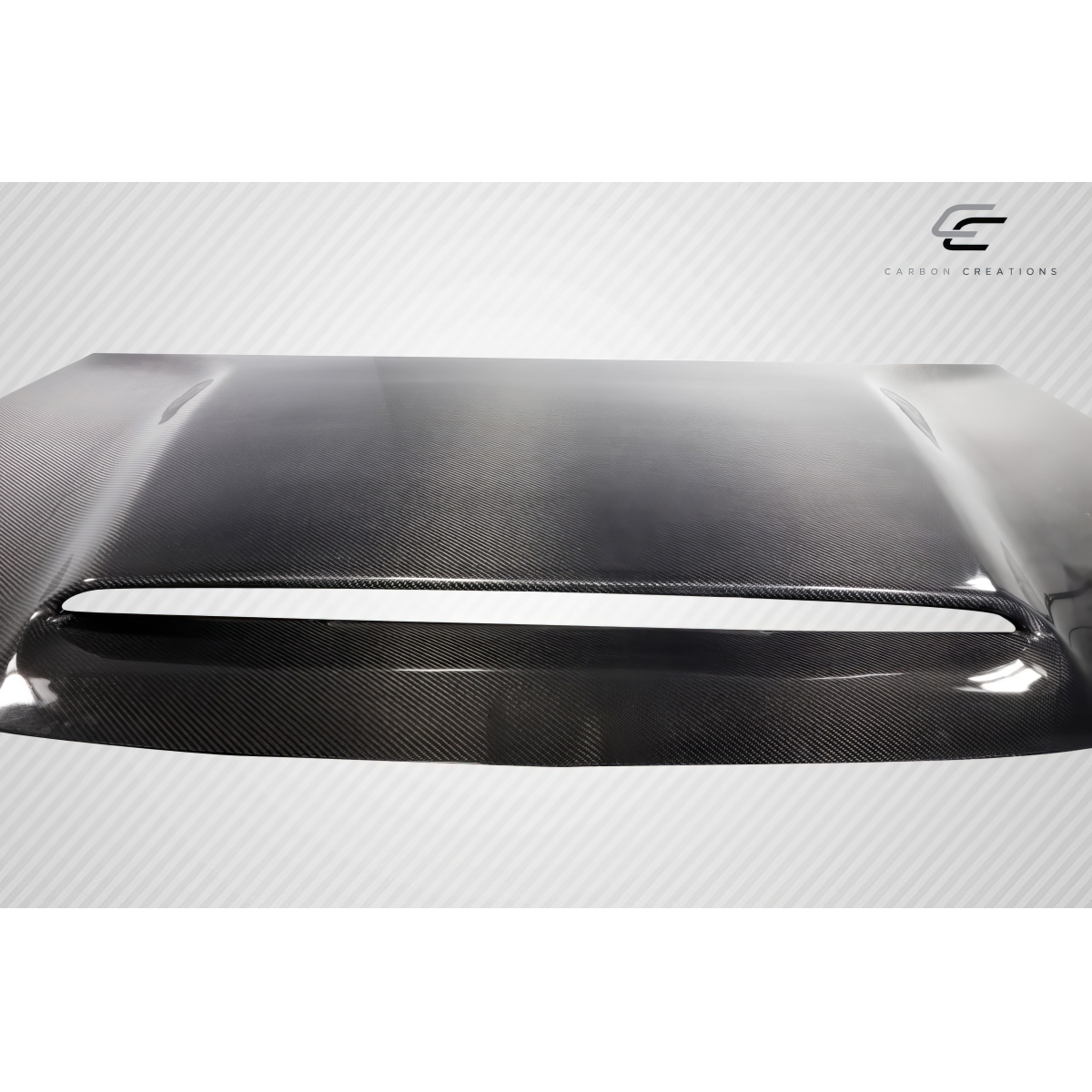 Modify your Dodge Charger 2015 with our Exterior/Hoods - Image shows hood from a top frontal view