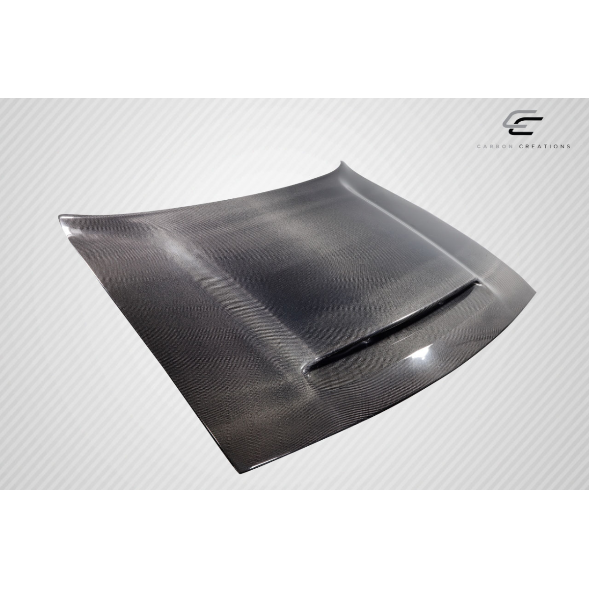 Modify your Dodge Challenger 2008 with our Exterior/Hoods - Angle showing top view of the hood