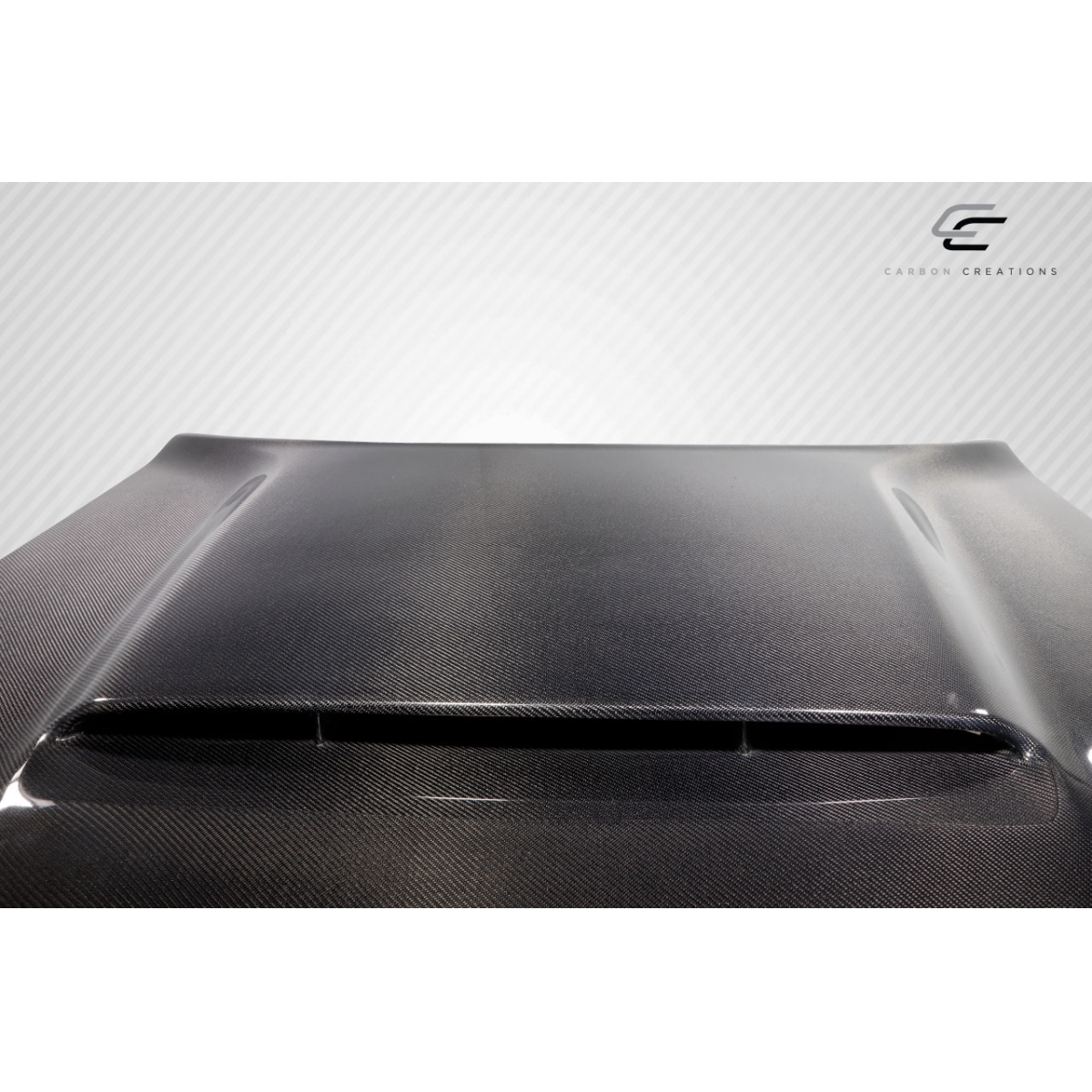 Modify your Dodge Challenger 2008 with our Exterior/Hoods - Top view perspective of the hood part