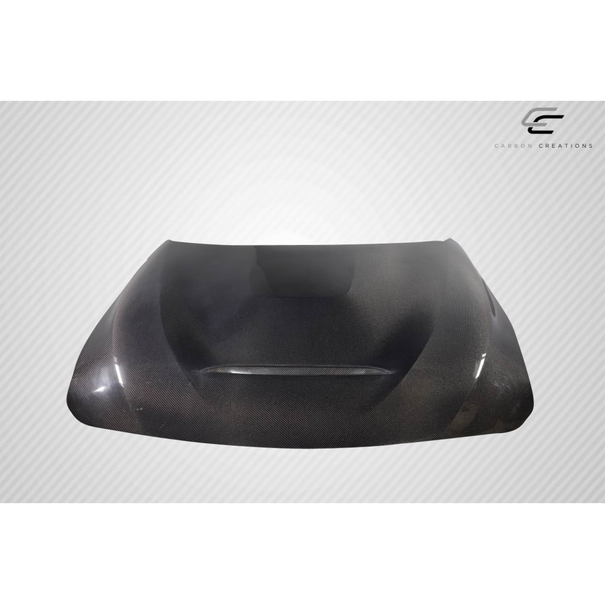 Modify your BMW 3-Series 2012 with our Exterior/Hoods - Front view of the carbon fiber hood part