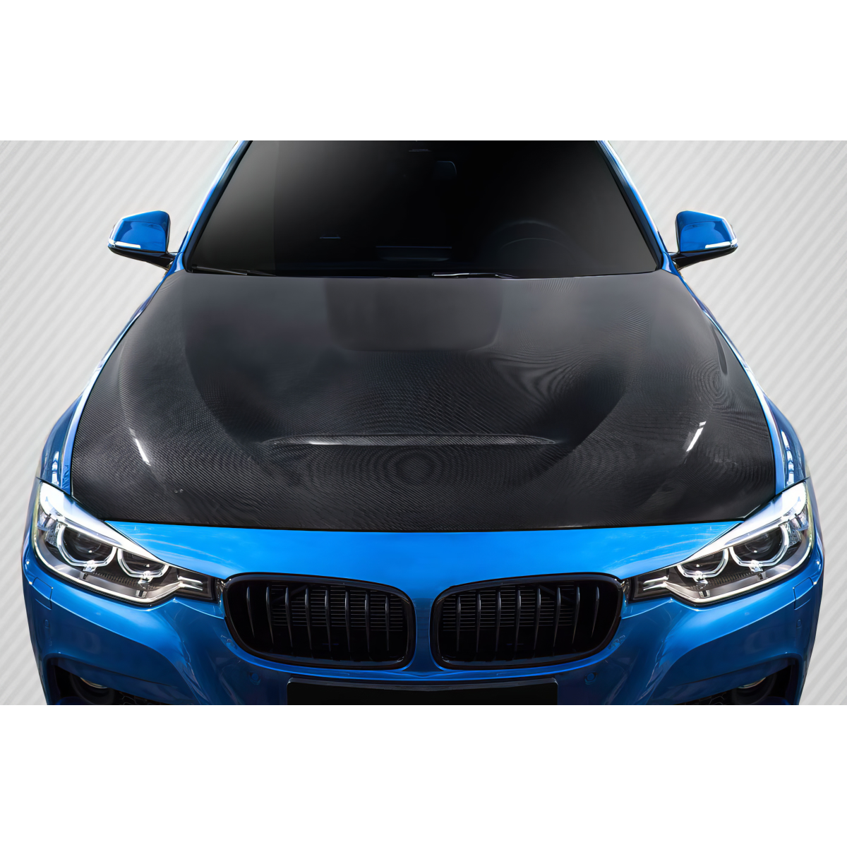 Modify your BMW 3-Series 2012 with our Exterior/Hoods - Top down view of the BMW hood