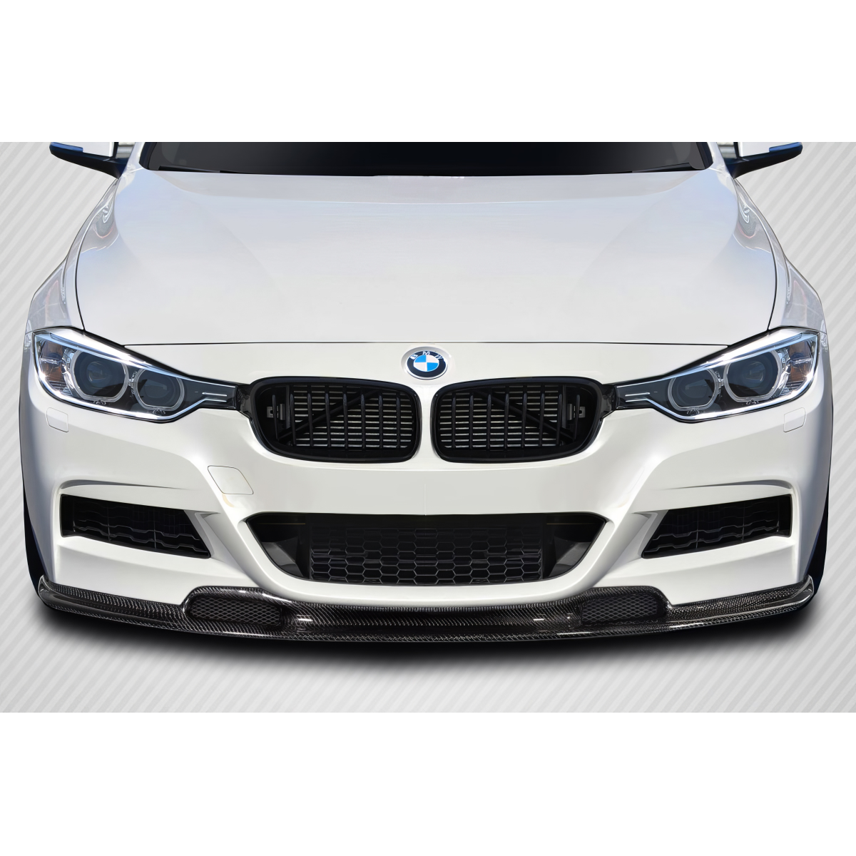 Modify your BMW 3-Series 2012 with our Exterior/Front Bumpers or Lips - Straight front view of the vehicle