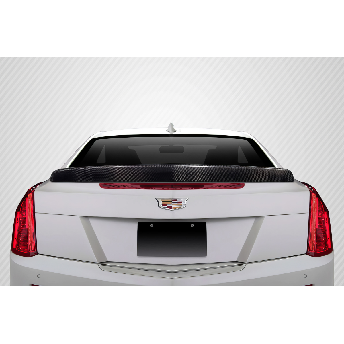 Modify your Cadillac ATS 2012 with our Exterior/Wings - Rear view slightly angled from above