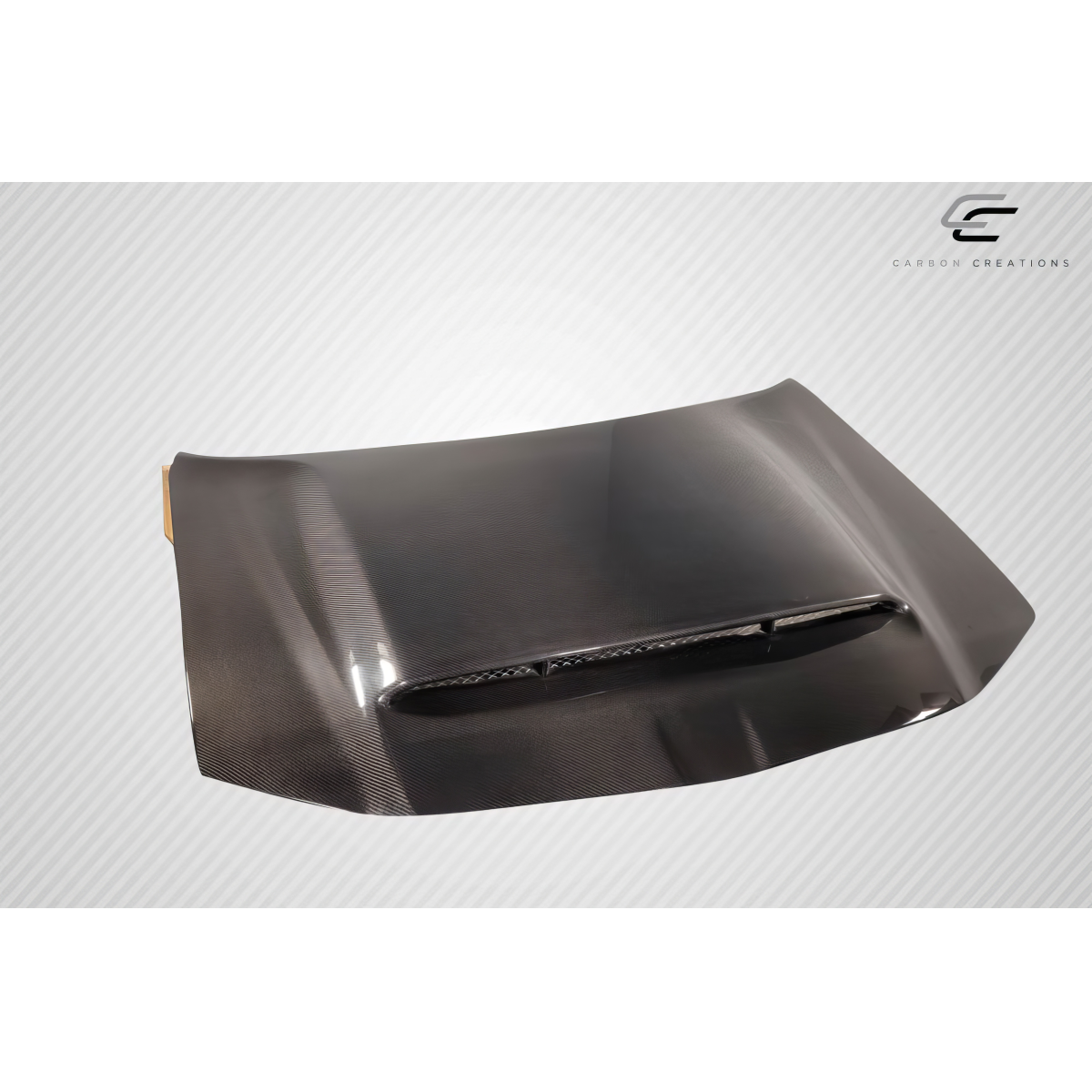 Modify your Chrysler 300 2011 with our Exterior/Hoods - The part is shown at a slight top-down angle