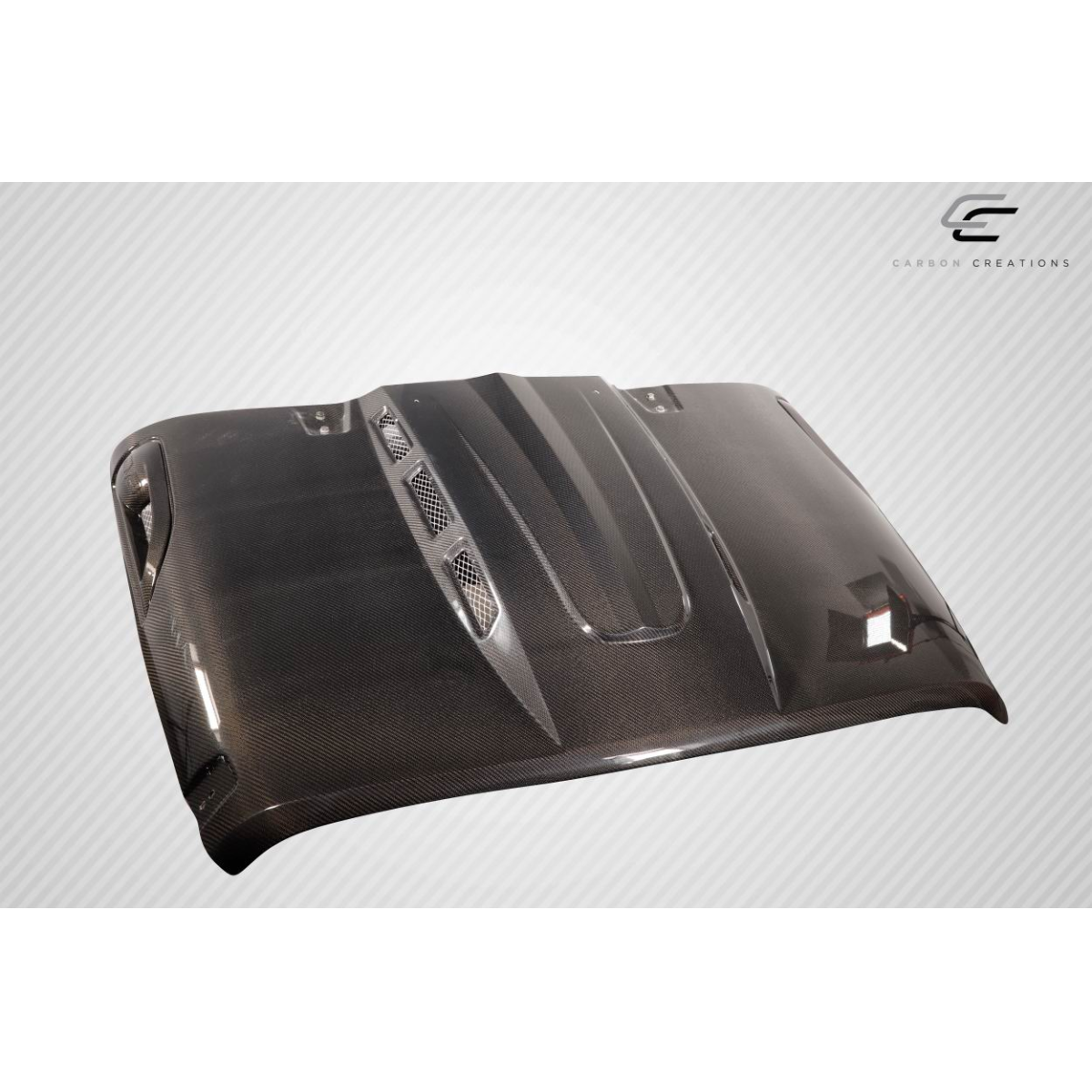 Modify your Jeep Wrangler 2007 with our Exterior/Hoods - Viewed from a slight overhead angle