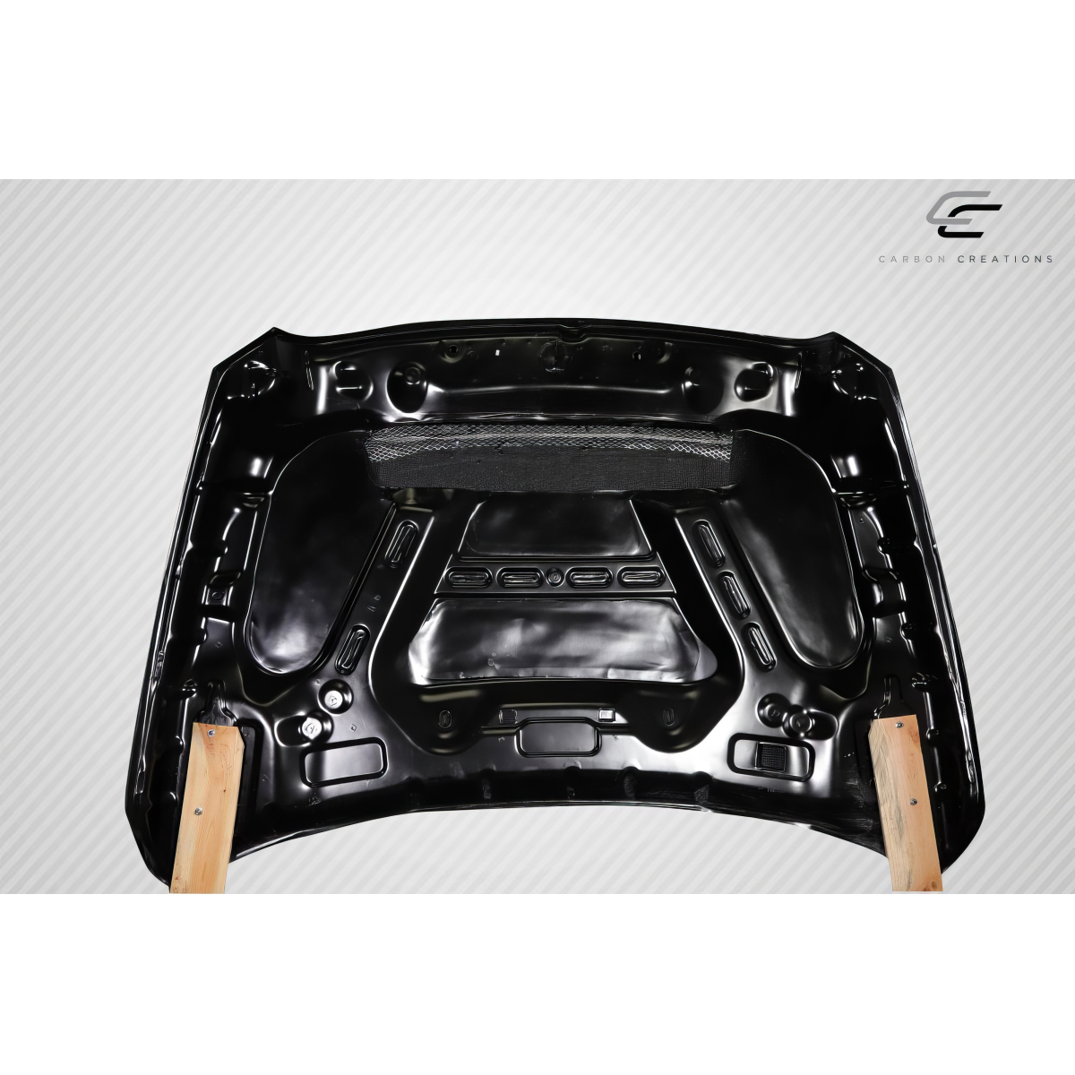 Modify your Dodge Ram 2009 with our Exterior/Hoods - The part is viewed from directly above