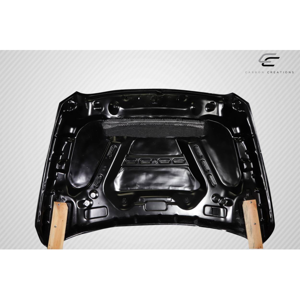 Modify your Dodge Ram 2009 with our Exterior/Hoods - Viewed from above at a slight angle