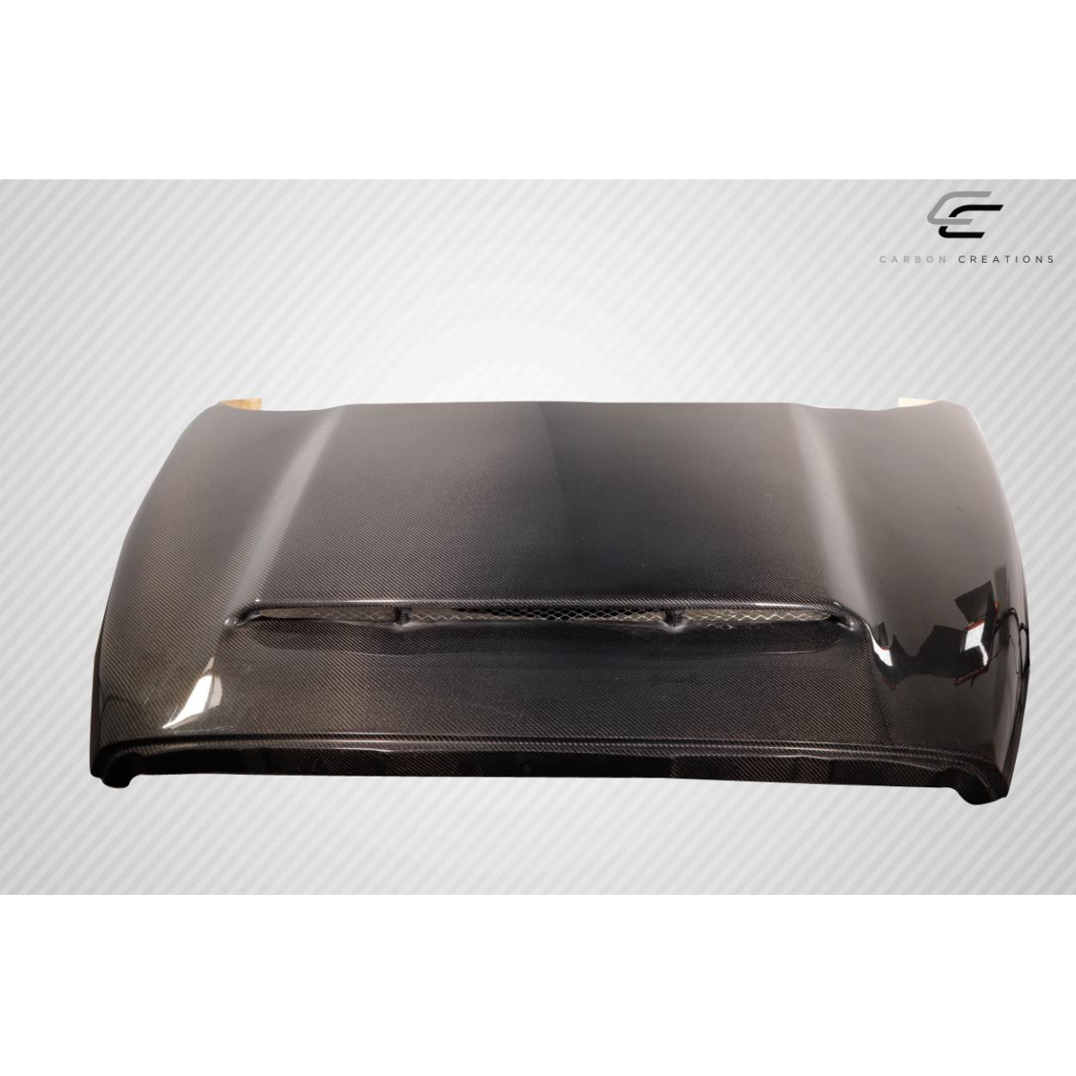 Modify your Dodge Ram 2002 with our Exterior/Hoods - Top down view of the carbon fiber hood