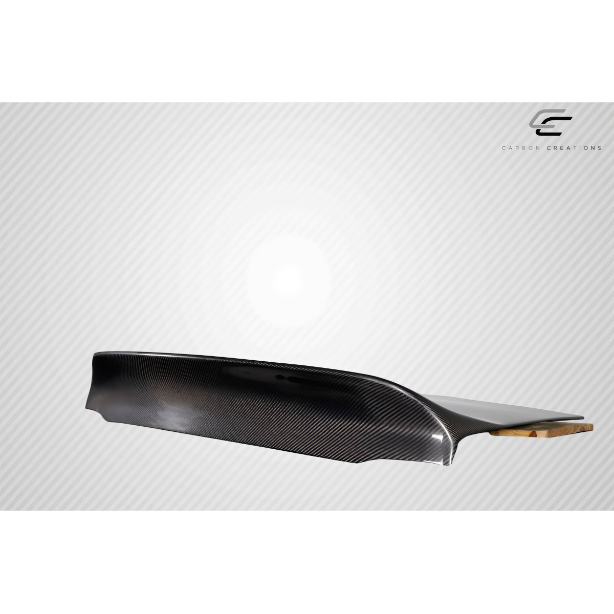 Modify your Mazda Miata 1990 with our Exterior/Rear Bumpers - Side angle view of carbon fiber rear trunk lid