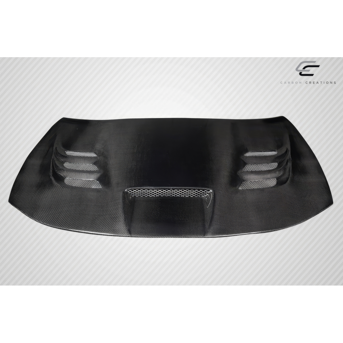 Modify your Dodge Charger 2015 with our Exterior/Hoods - Viewed from the front at a slight angle