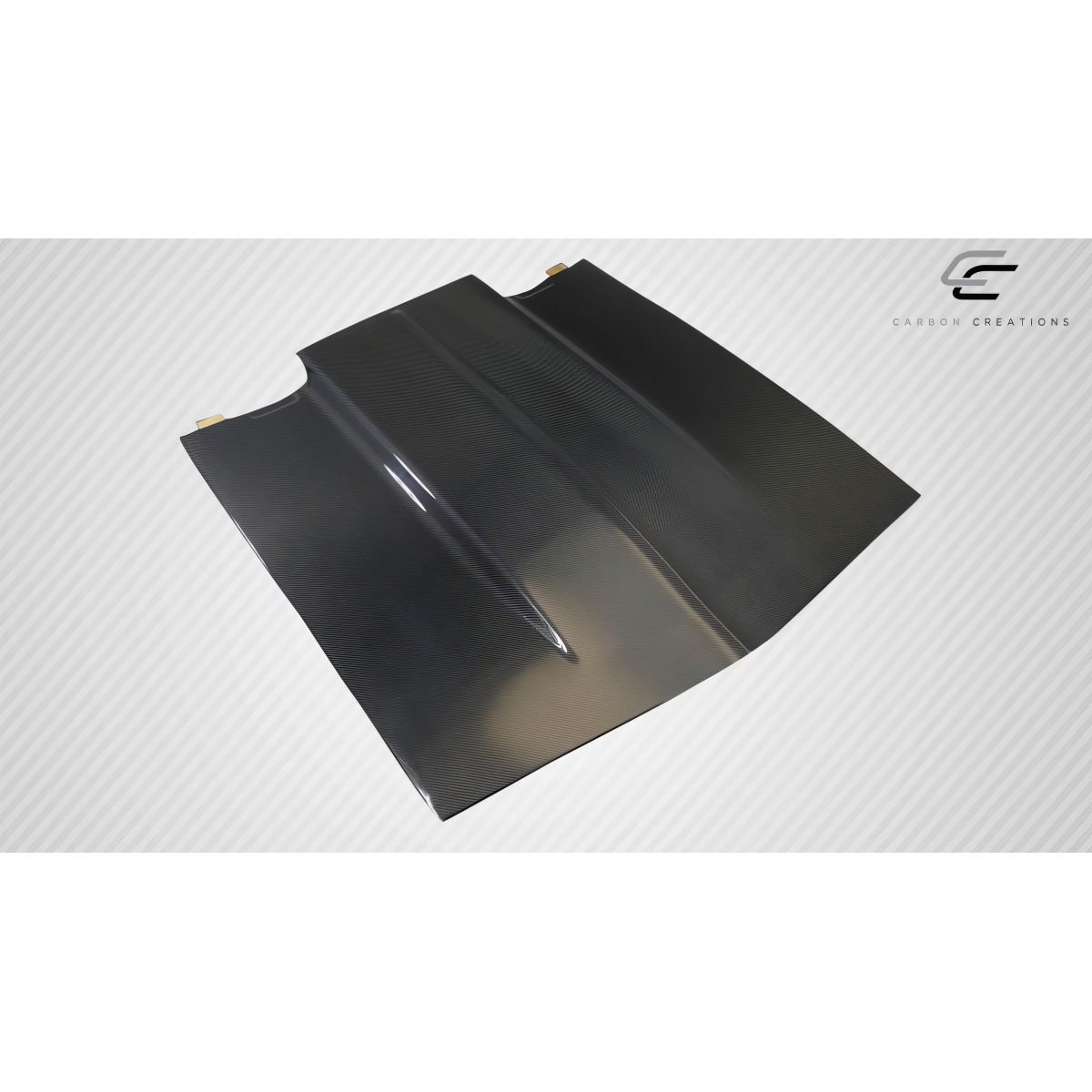 Modify your Chevrolet Camaro 1967 with our Exterior/Hoods - Top down view of carbon fiber cowl hood