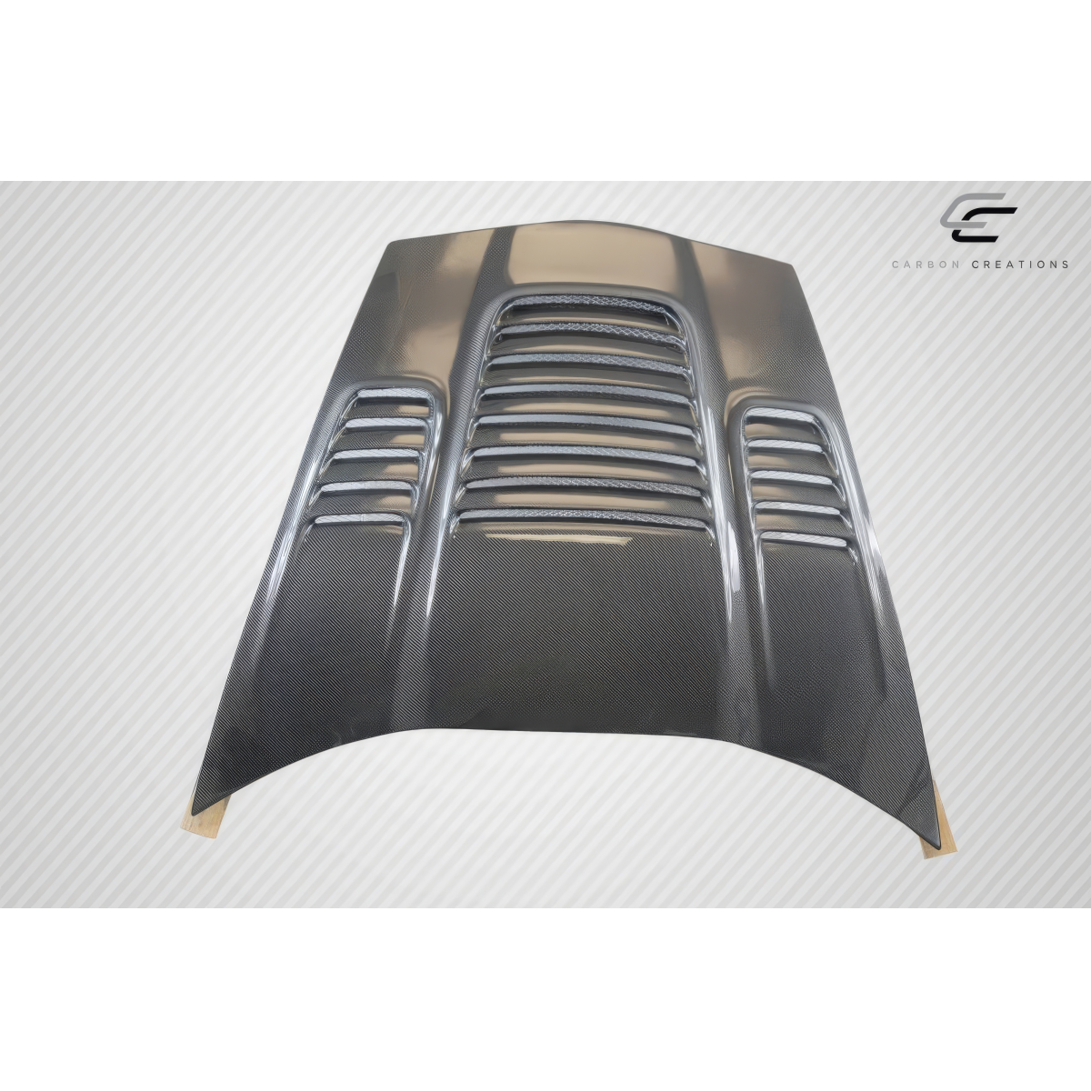 Modify your Chevrolet Corvette 2005 with our Exterior/Hoods - The part is viewed from a top-down angle