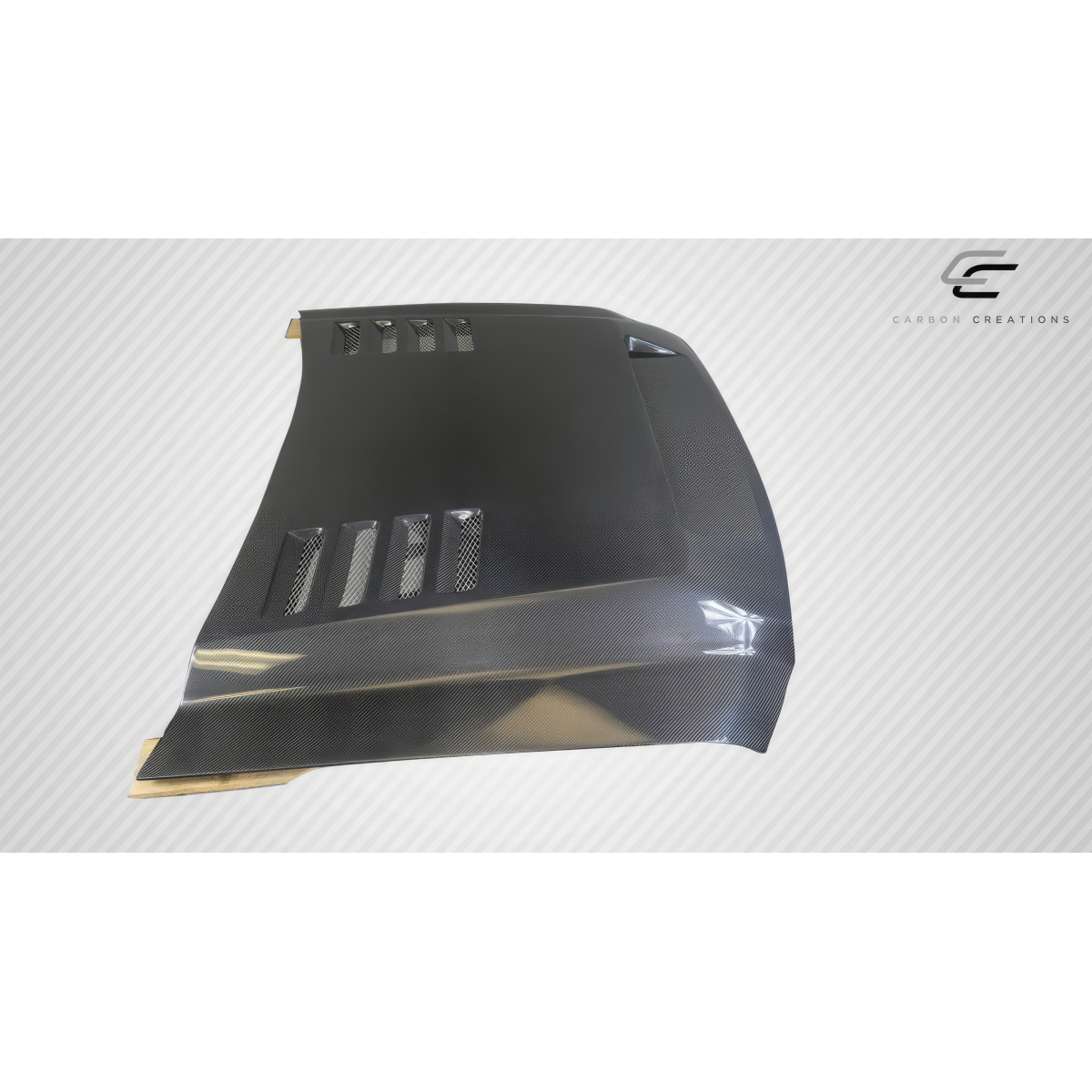 Modify your GMC Sierra 2015 with our Exterior/Hoods - Part shown at a slight angle from above