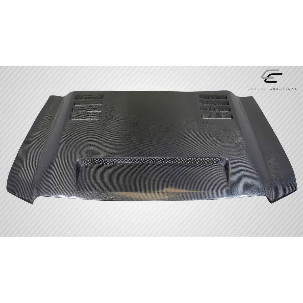 Modify your GMC Sierra 2015 with our Exterior/Hoods - Top down view of the carbon fiber hood