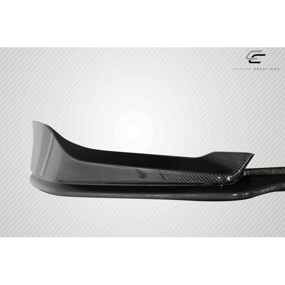 Modify your Honda Civic 2016 with our Exterior/Front Bumpers or Lips - Front view showing curve of front lip accessory