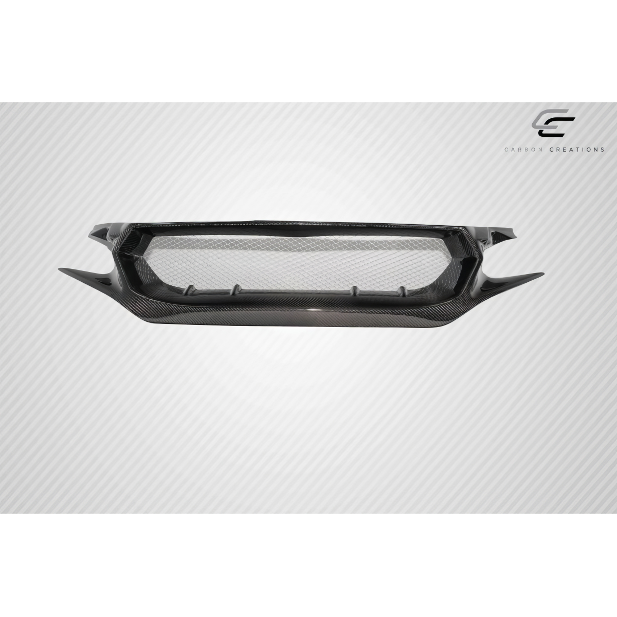 Modify your Honda Civic 2016 with our Exterior/Grilles - Front view angle of a grille part