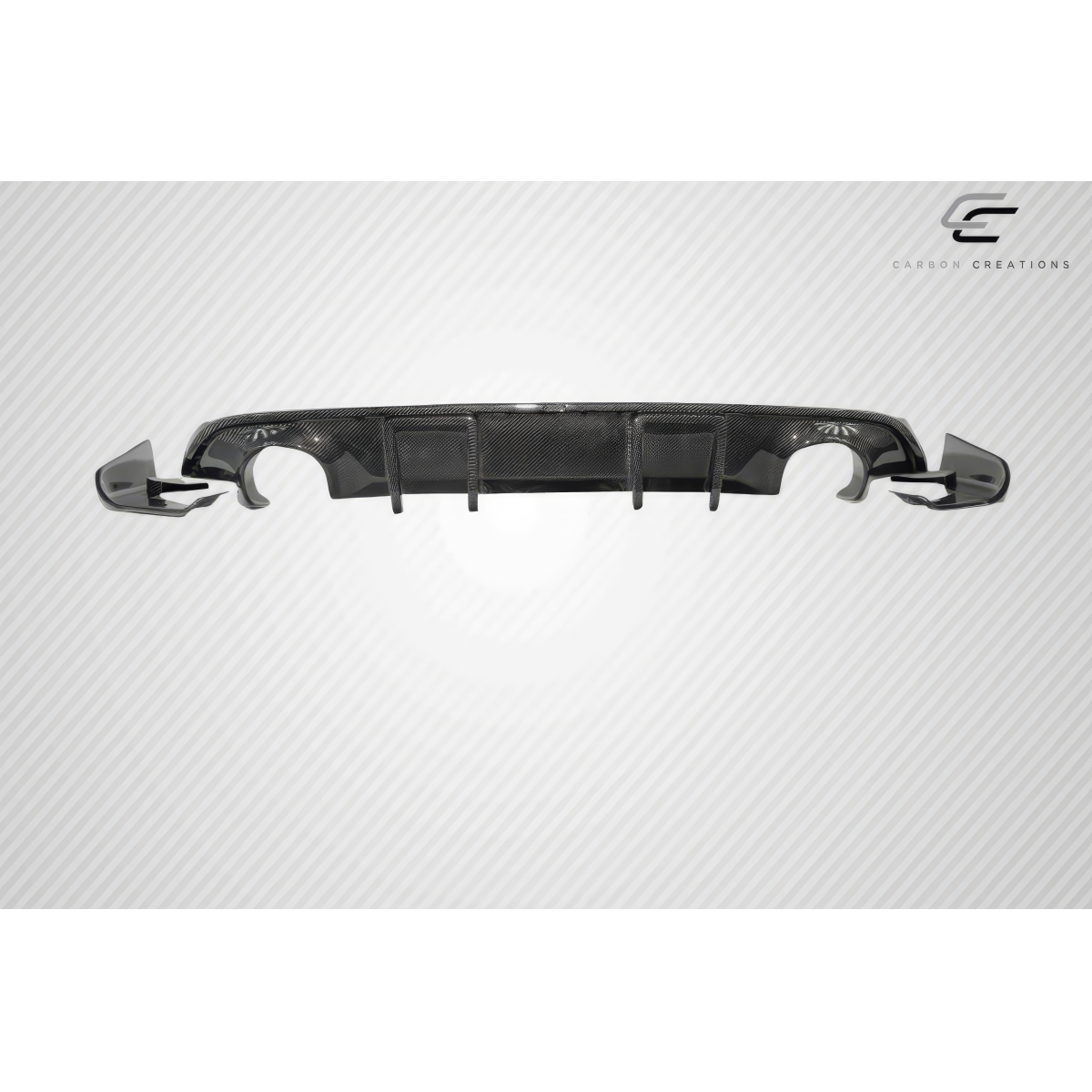 Modify your Infiniti J 2017 with our Exterior/Diffusers - Side angle view of rear diffuser part