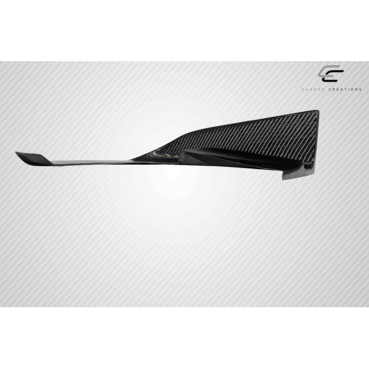 Modify your Infiniti J 2017 with our Exterior/Diffusers - Side view angle of carbon fiber rear diffuser