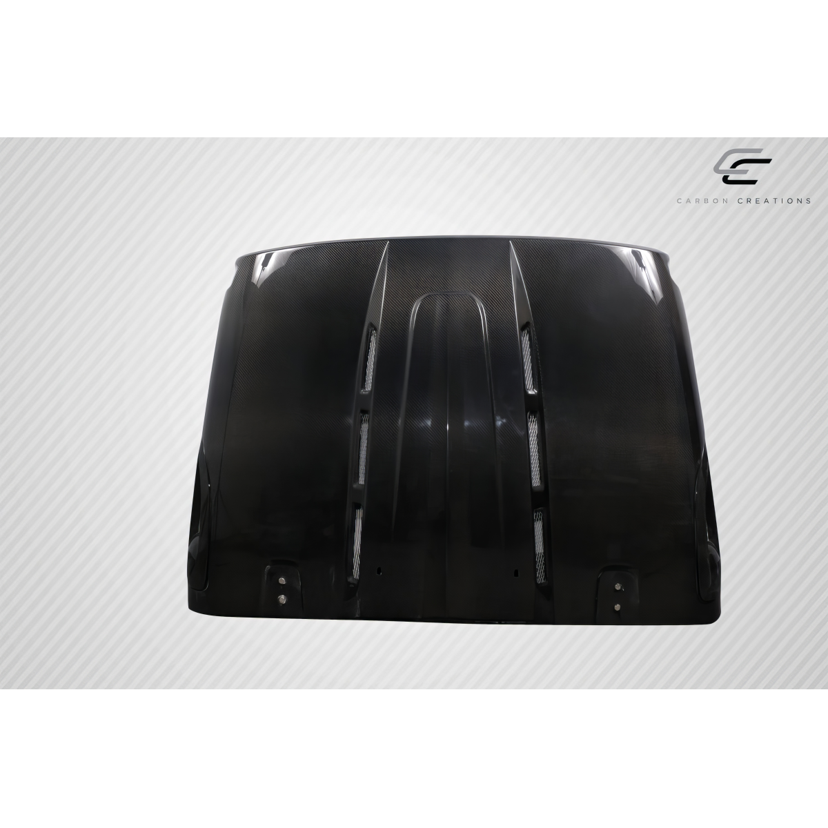 Modify your Jeep Gladiator 2019 with our Exterior/Hoods - Top down view of the carbon fiber hood