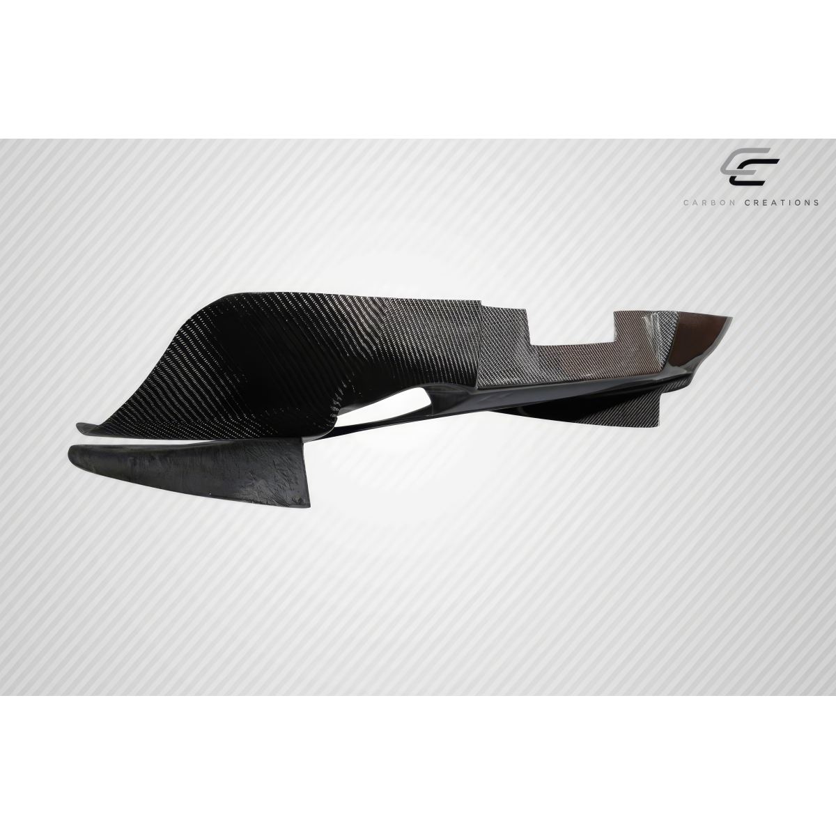 Modify your Subaru Impreza 2002 with our Exterior/Diffusers - Side angle view of rear diffuser part