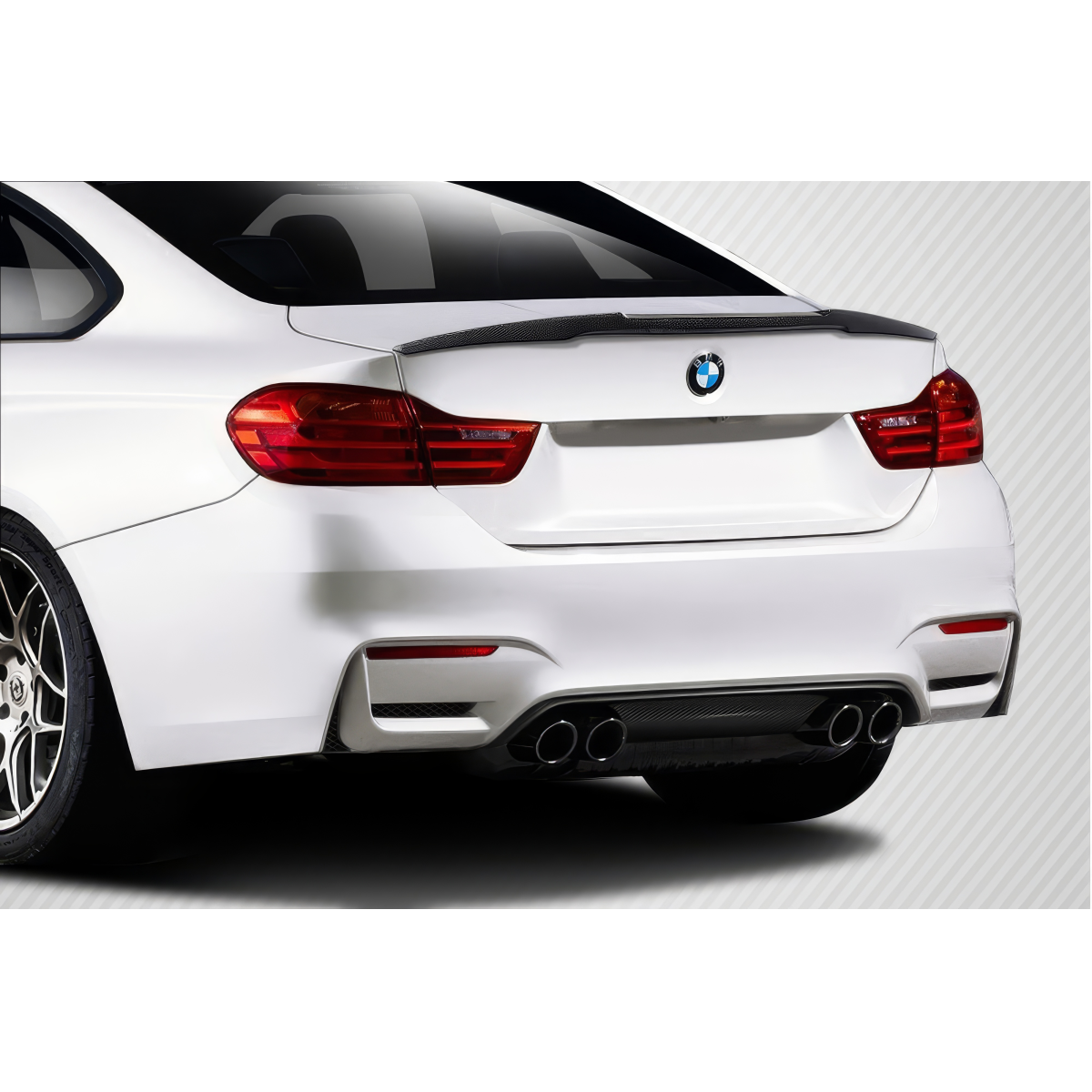 Modify your BMW 4-Series 2014 with our Exterior/Wings - Rear angle of car part shown