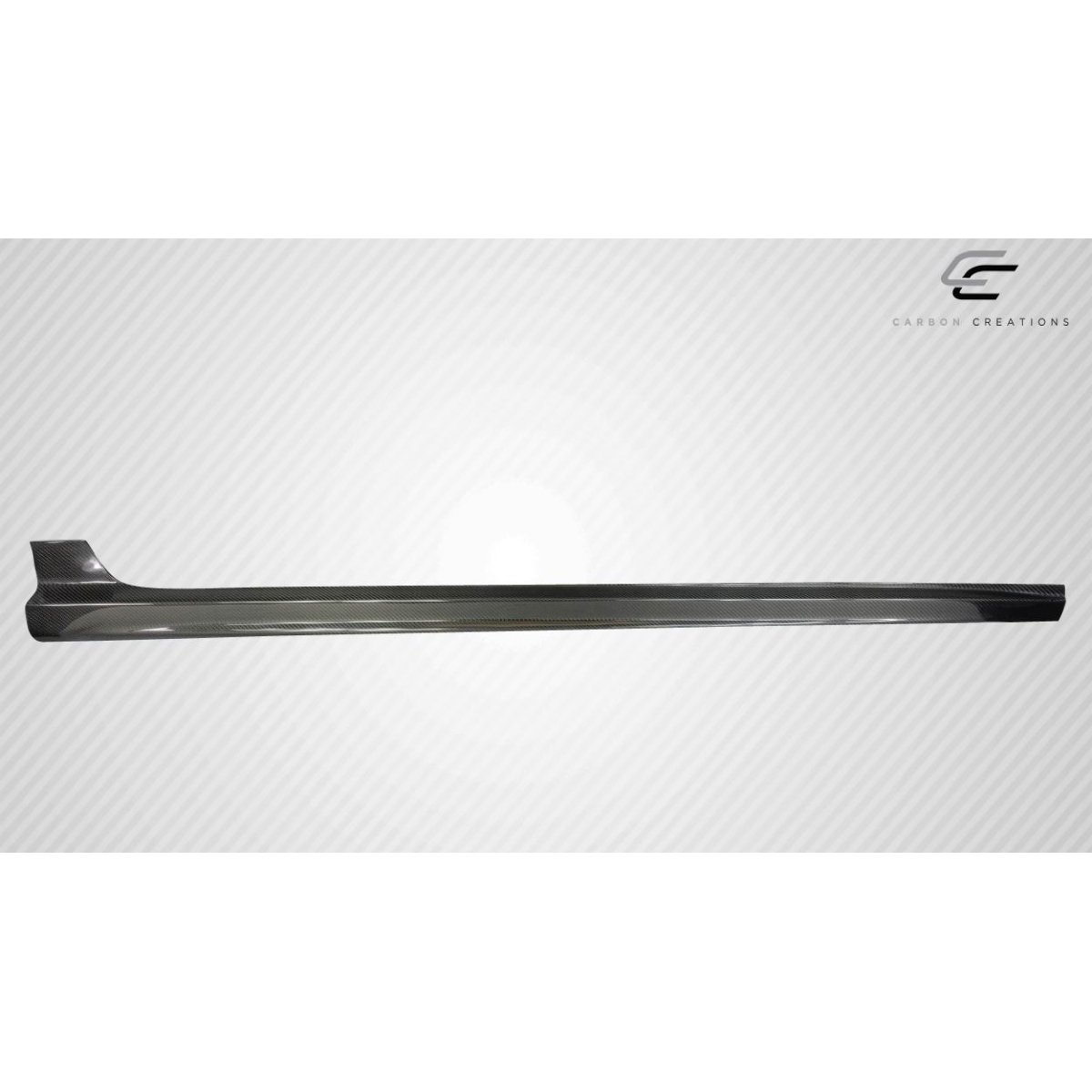 Modify your KIA Optima 2011 with our Exterior/Side Skirts - Side view angle of carbon fiber rocker panel