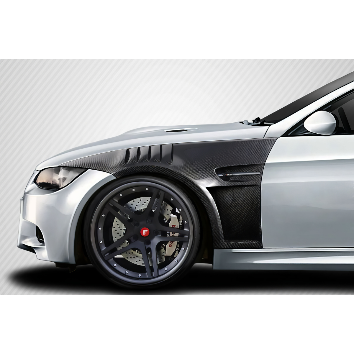 Modify your BMW M3 2008 with our Exterior/Fenders - The front left quarter from a slight angle