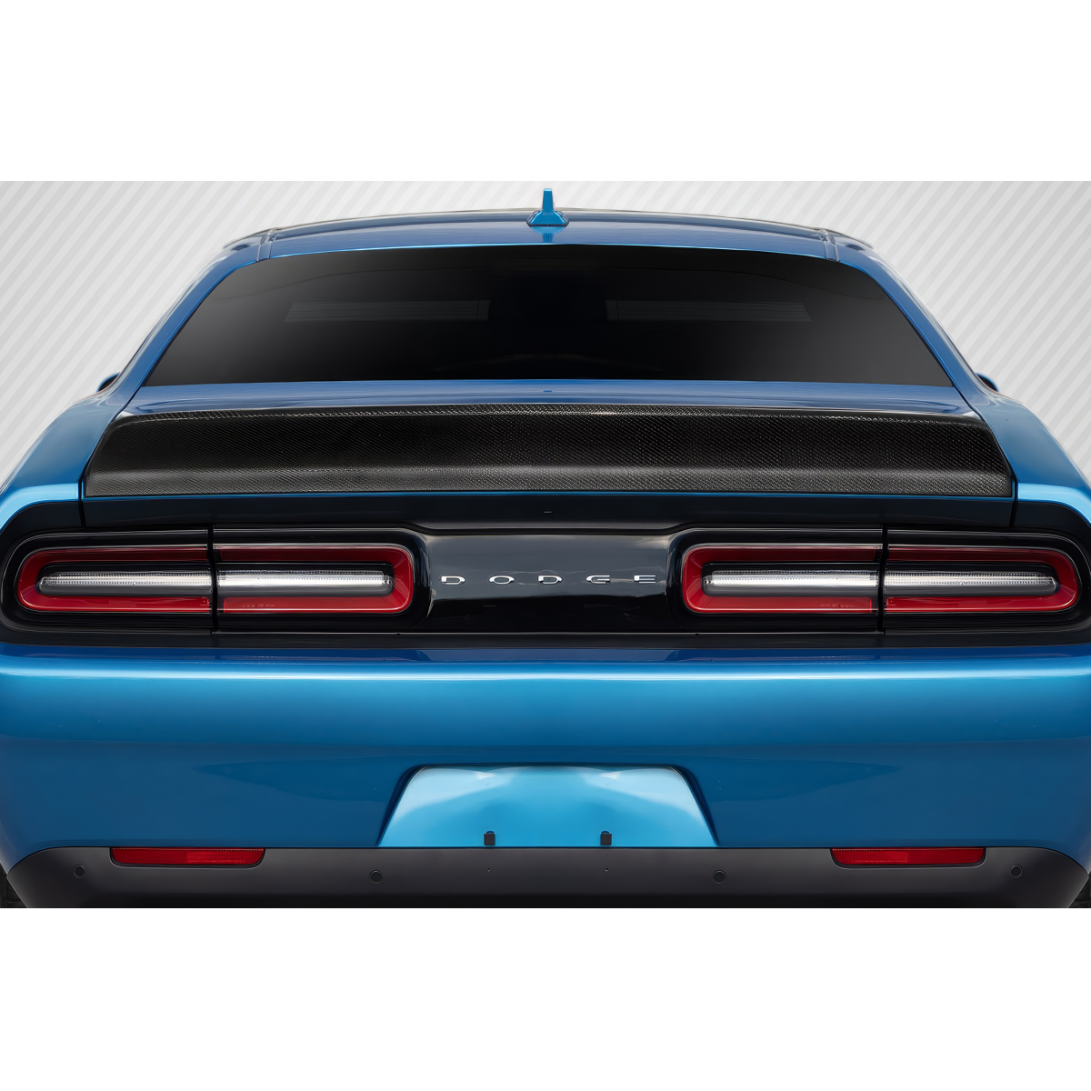 Modify your Dodge Challenger 2008 with our Exterior/Wings - Viewed from rear at low angle