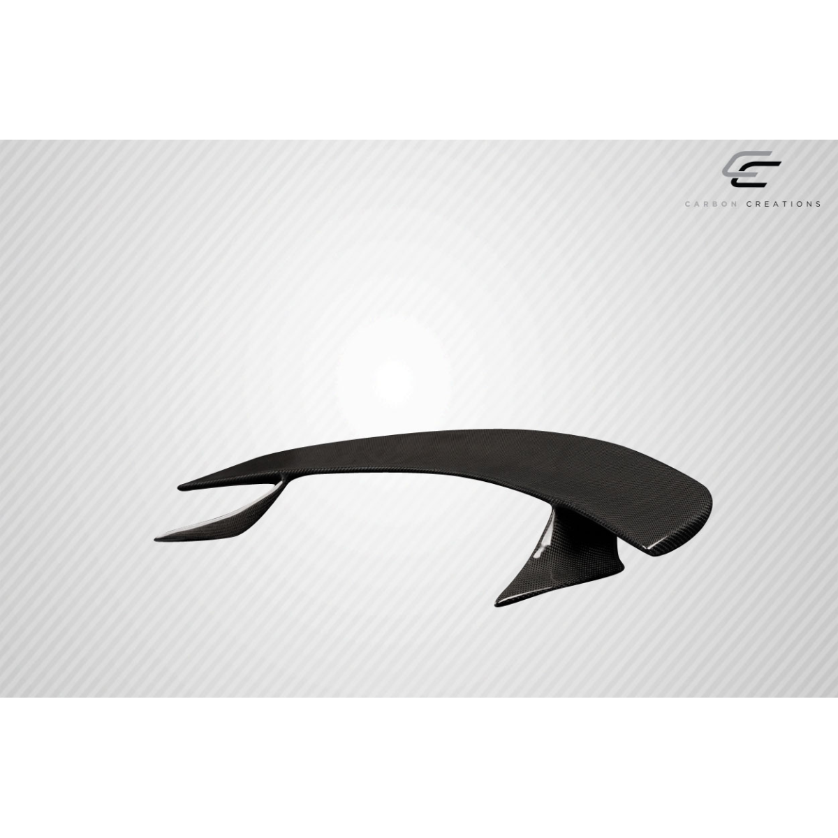 Modify your BMW i8 2014 with our Exterior/Wings - Side angle view of the carbon fiber rear wing