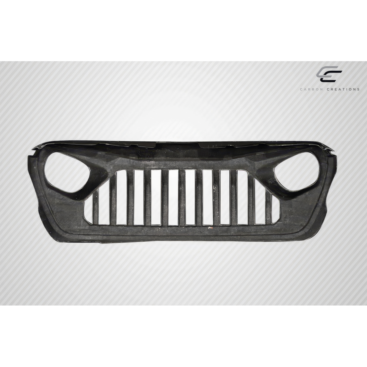 Modify your Jeep Gladiator 2019 with our Exterior/Grilles - Front view of Jeep grille part