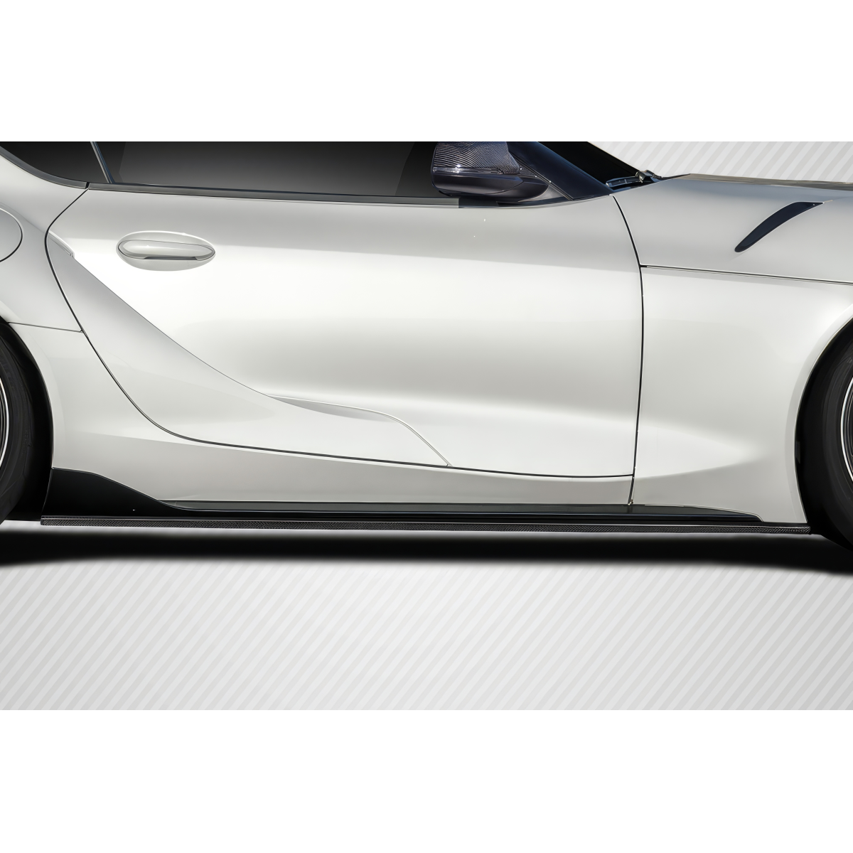 Modify your Toyota Supra 2019 with our Exterior/Other Exterior - Image shows side view of vehicle part at 90 degrees