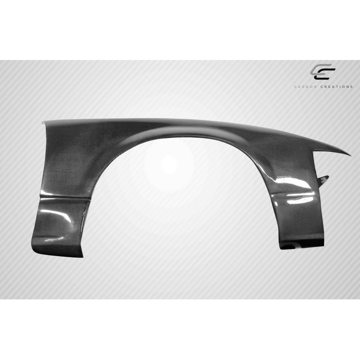 Modify your Nissan 240SX 1989 with our Exterior/Fenders - Side view angle of exterior fender part