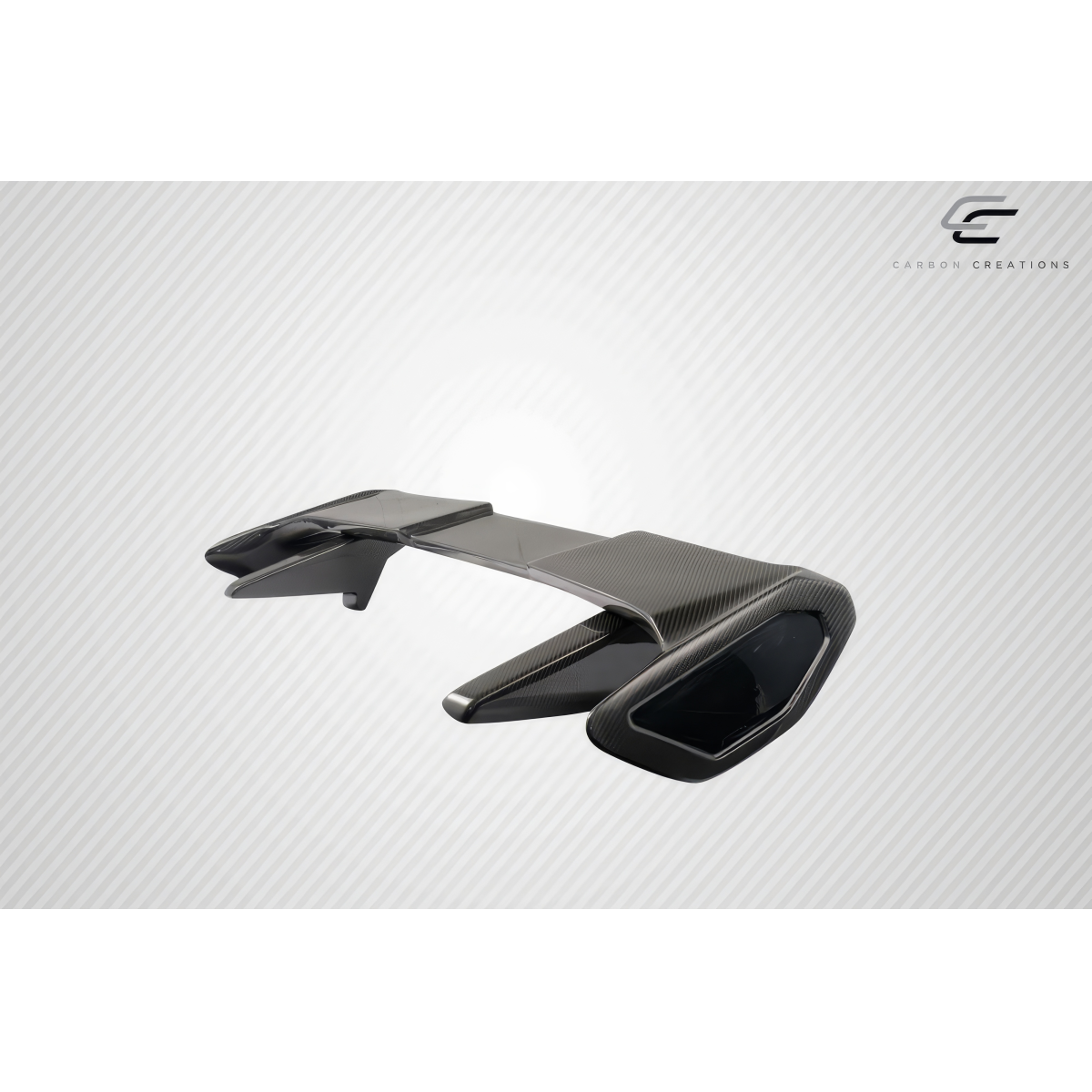 Modify your Hyundai Veloster 2012 with our Exterior/Wings - Angled view showcasing rear wing spoiler design