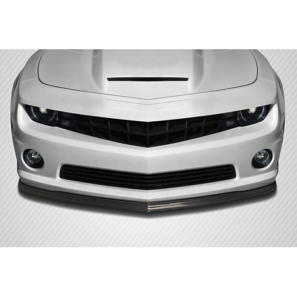 Modify your Chevrolet Camaro 2010 with our Exterior/Front Bumpers or Lips - Front view angle of vehicle part image