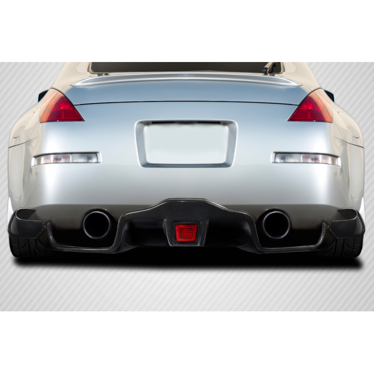 Modify your Infiniti G35 2003 with our Exterior/Diffusers - Rear angle view of Infiniti G35 with diffuser