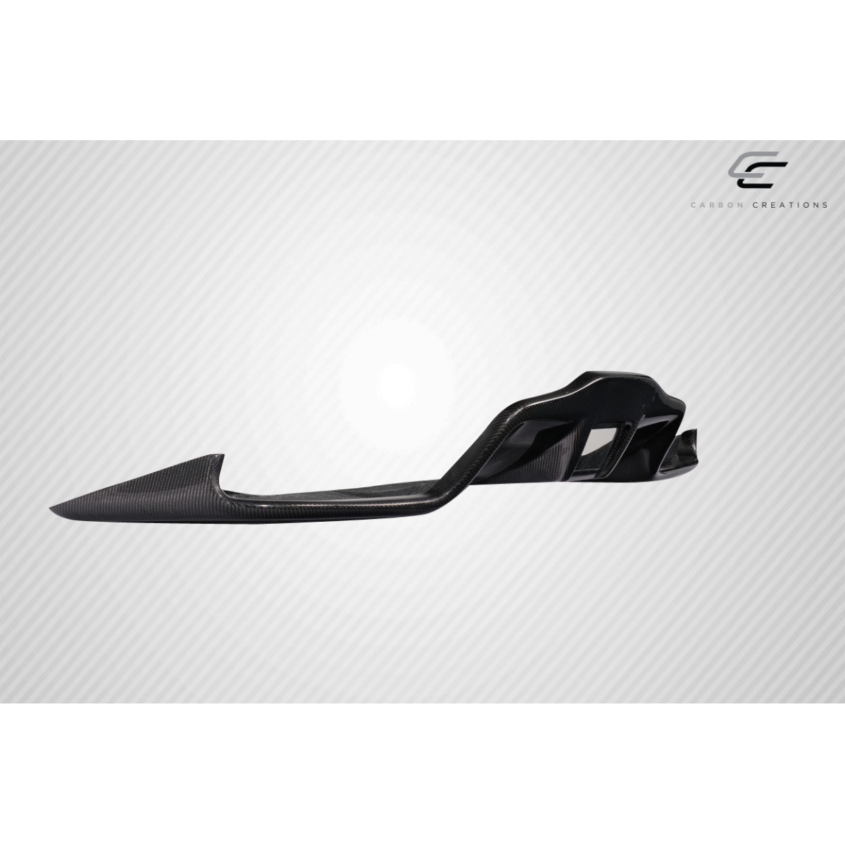 Modify your Infiniti G35 2003 with our Exterior/Diffusers - Side angle view of the diffuser part