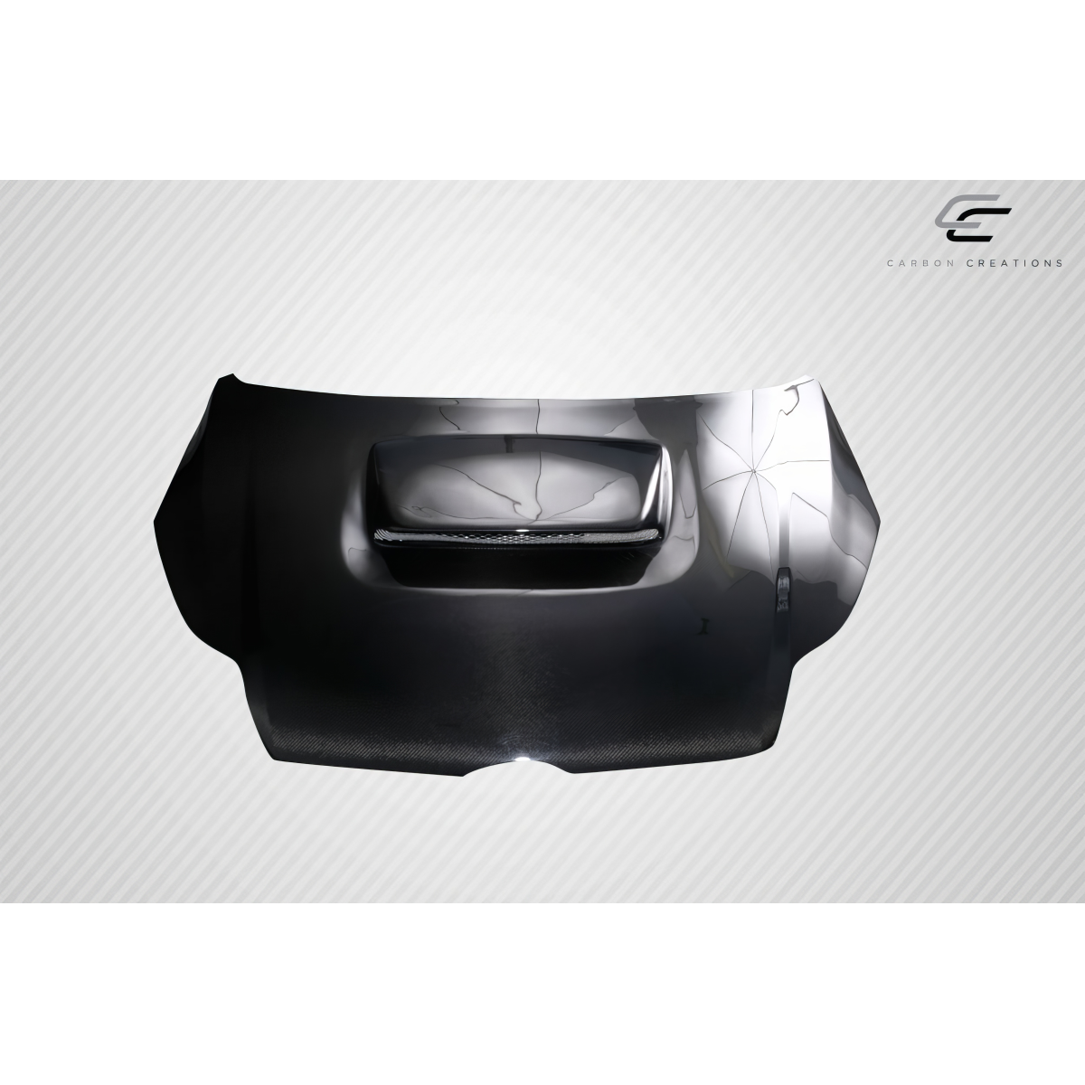 Modify your Ford Focus 2012 with our Exterior/Hoods - Top down view of a car hood