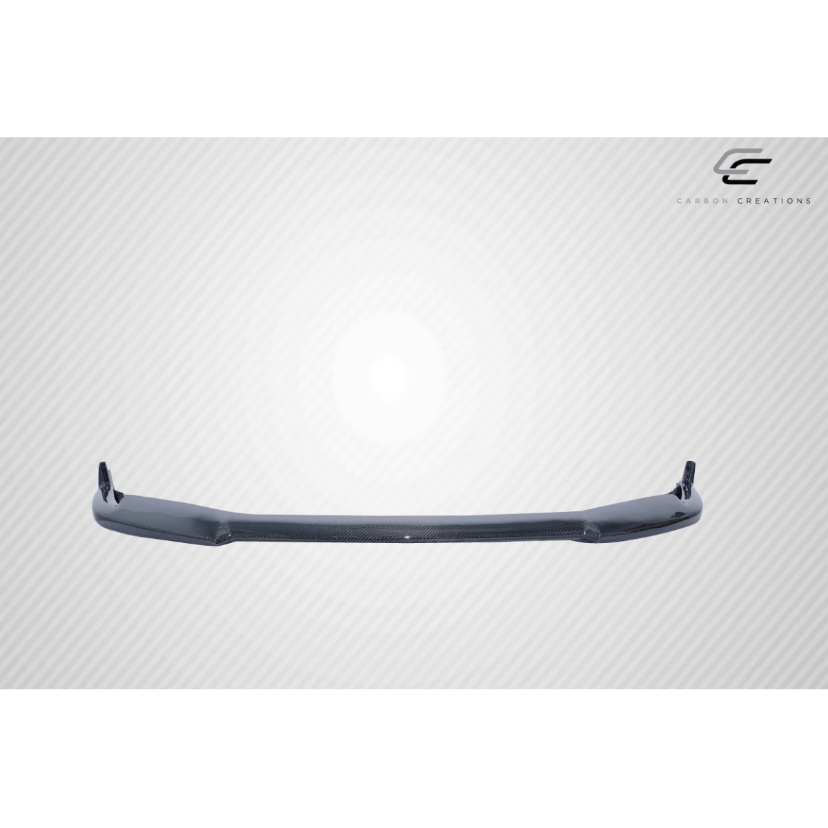 Modify your Ford Mustang 2018 with our Exterior/Front Bumpers or Lips - Front view of carbon fiber lip spoiler
