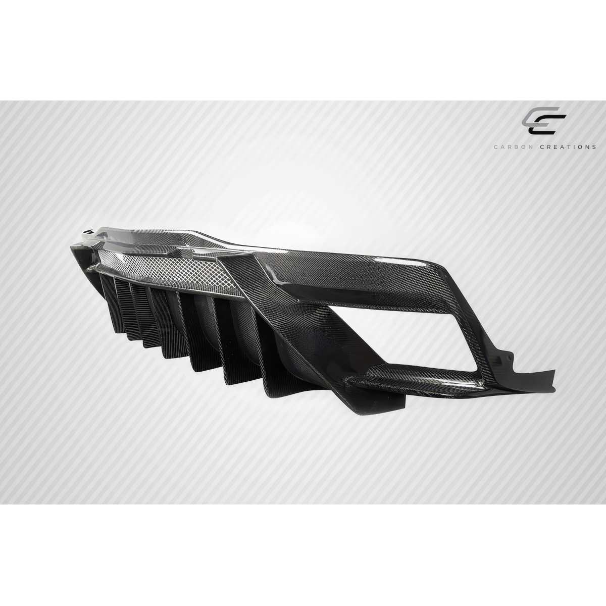 Modify your Chevrolet Corvette 2020 with our Exterior/Diffusers - Side angle showing carbon fiber rear diffuser design