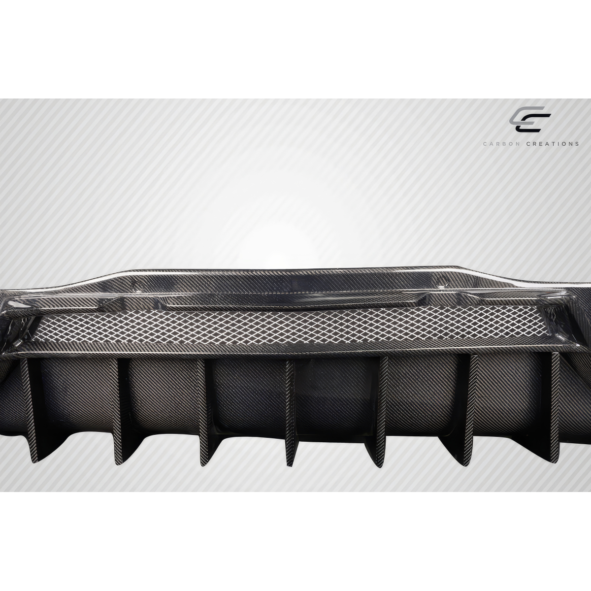 Modify your Chevrolet Corvette 2020 with our Exterior/Diffusers - The part is shown from a top down view