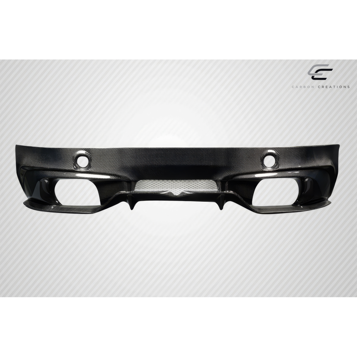 Modify your Scion FR-S 2013 with our Exterior/Diffusers - Front view of carbon fiber rear diffuser part
