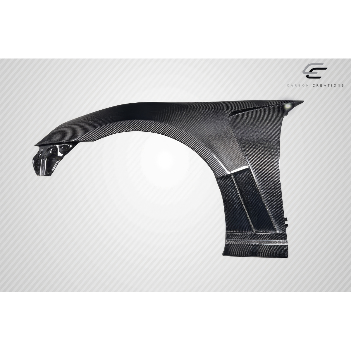 Modify your Subaru BRZ 2013 with our Exterior/Fenders - Angled view of fender showcasing carbon fiber finish