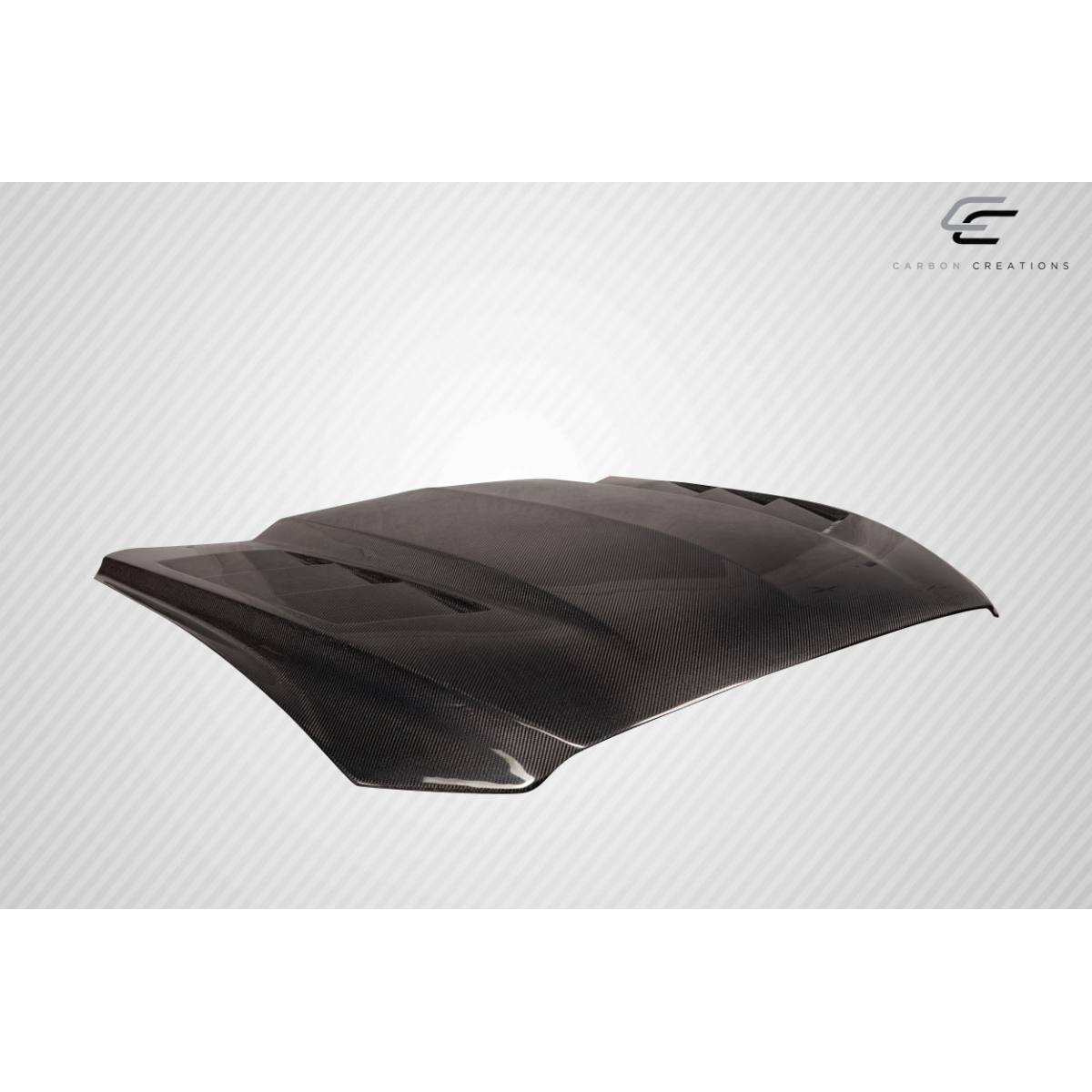 Modify your Ford Mustang 2015 with our Exterior/Hoods - Angled view showcasing the hoods design