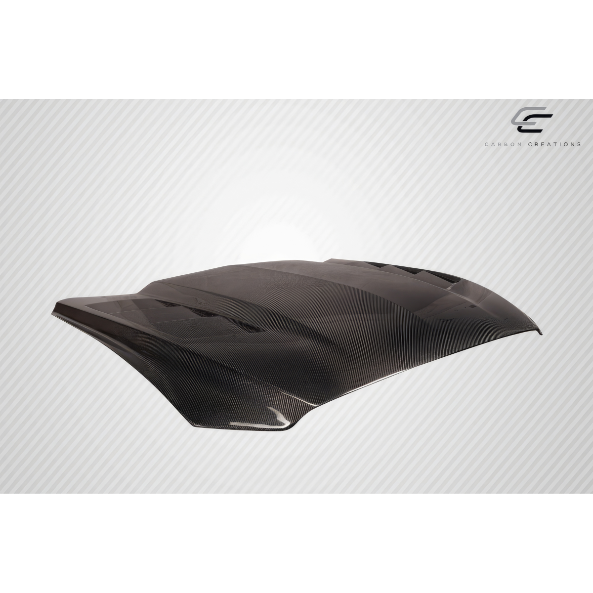 Modify your Ford Mustang 2015 with our Exterior/Hoods - The part is viewed from a slightly elevated angle