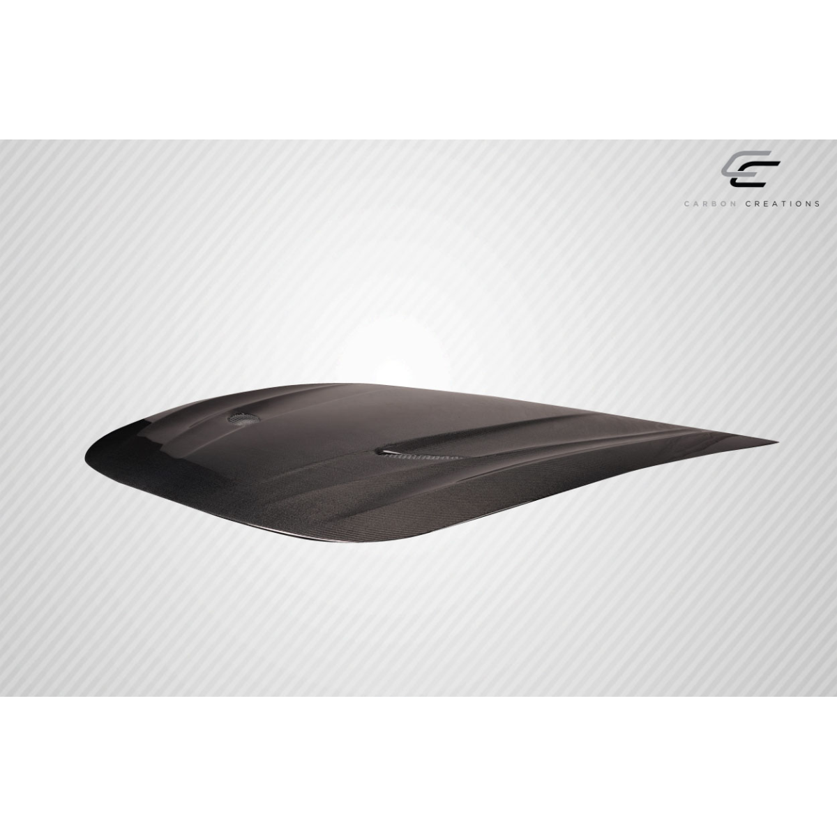 Modify your KIA Stinger 2018 with our Exterior/Hoods - The hood is shown at a slight angle from above