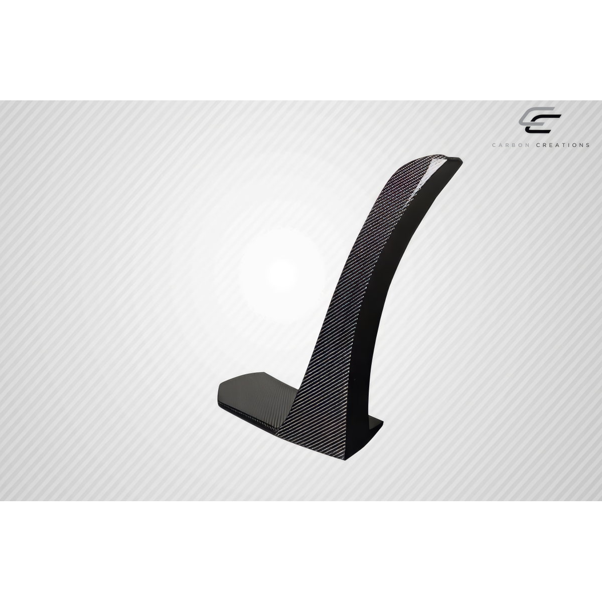 Modify your Ford Mustang 2018 with our Exterior/Front Lips - Front view of carbon fiber front lip spoiler