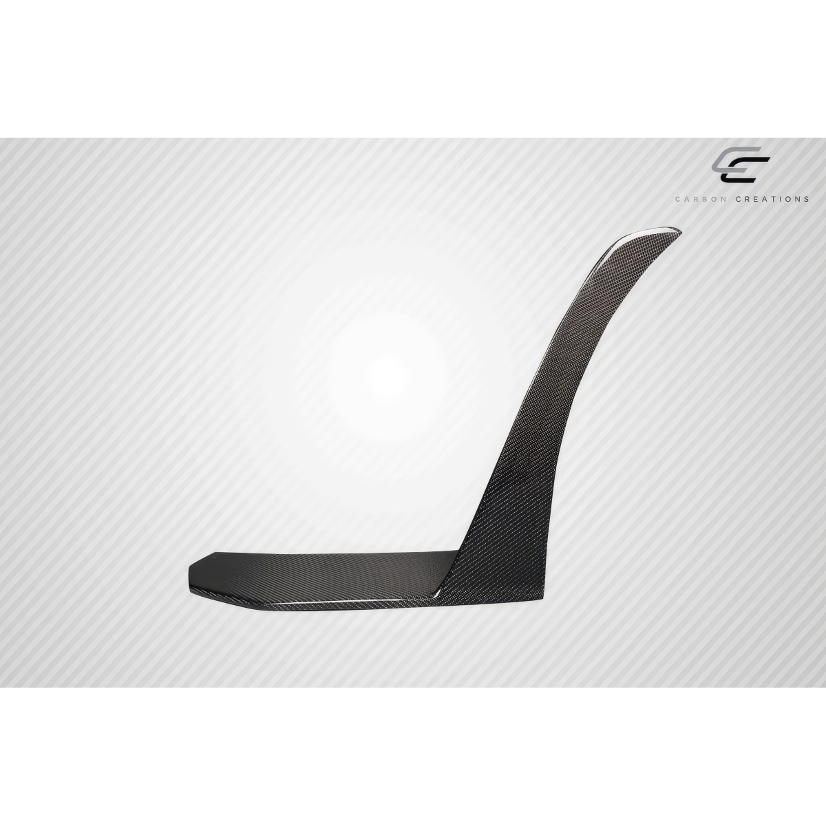 Modify your Ford Mustang 2018 with our Exterior/Front Lips - Side angle of a car front lip spoiler