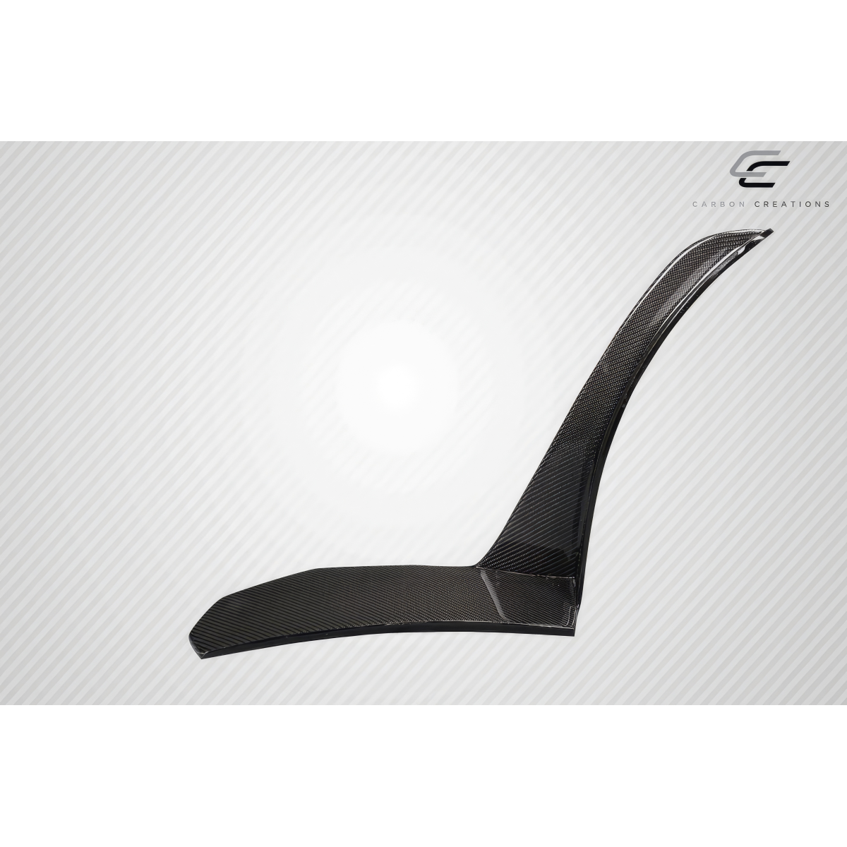 Modify your Ford Mustang 2018 with our Exterior/Front Lips - Side view angle showing carbon fiber front lip spoiler