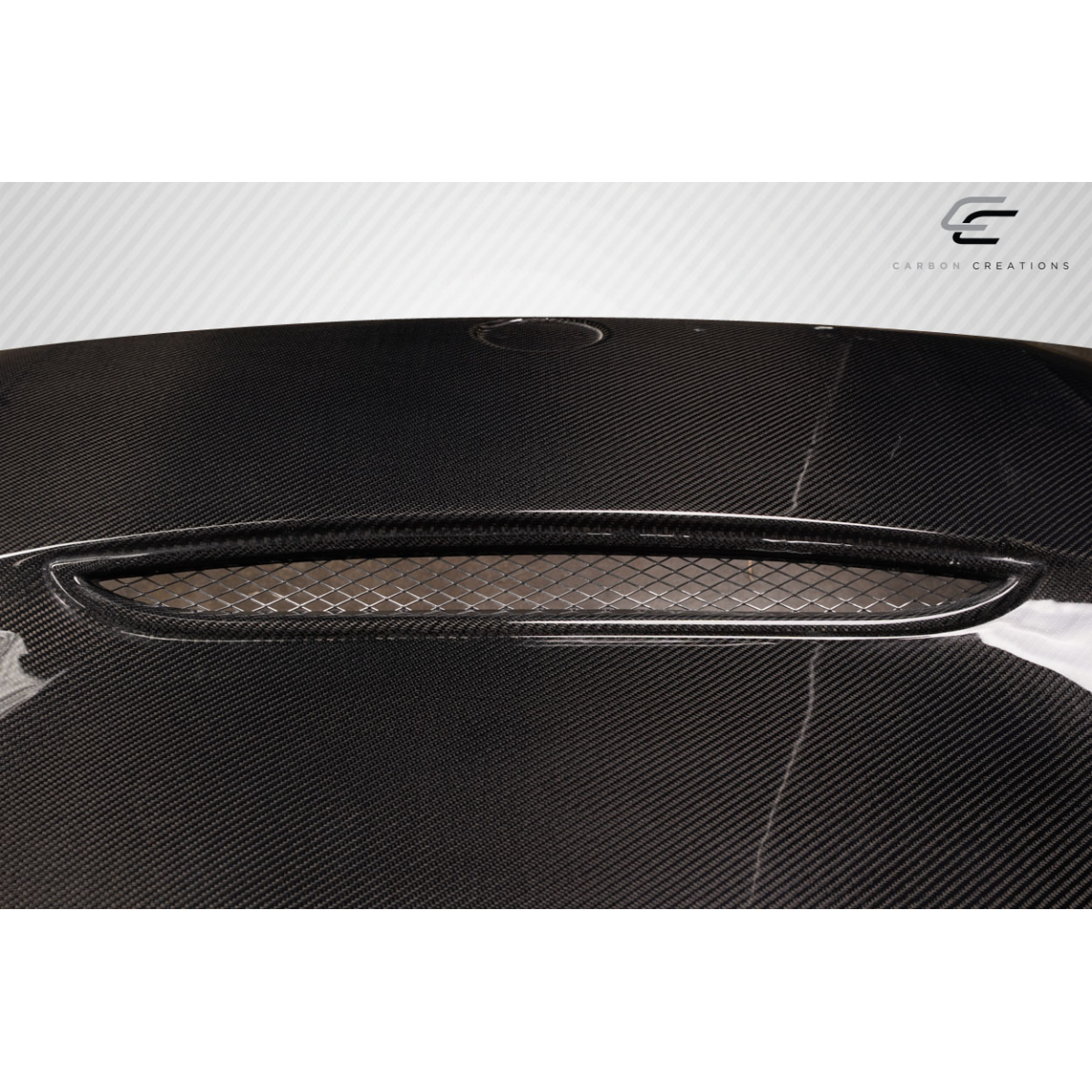 Modify your BMW 3-Series 2019 with our Exterior/Hoods - Top down angle of carbon fiber hood part